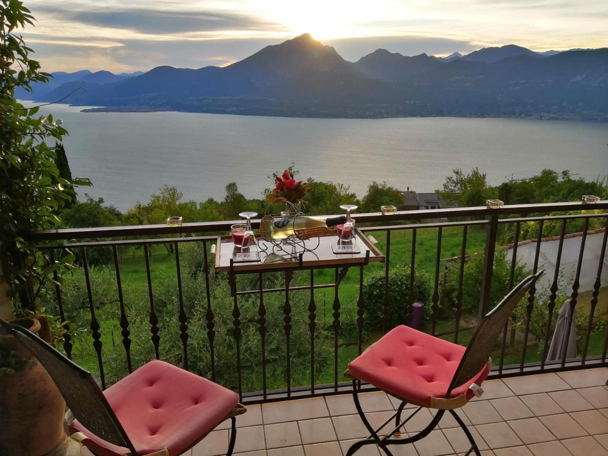 B&B Da Paolo Con Vista Lago Di Garda Сан-Дзено-ди-Монтанья Экстерьер фото