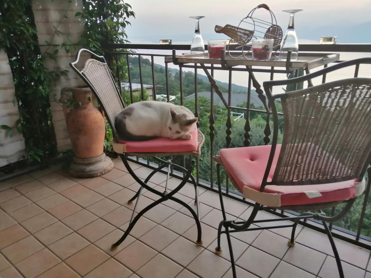 B&B Da Paolo Con Vista Lago Di Garda Сан-Дзено-ди-Монтанья Экстерьер фото