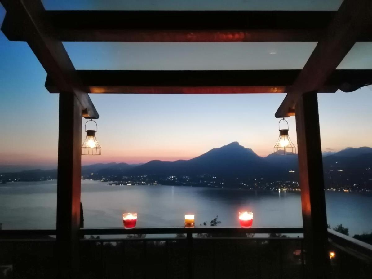 B&B Da Paolo Con Vista Lago Di Garda Сан-Дзено-ди-Монтанья Экстерьер фото