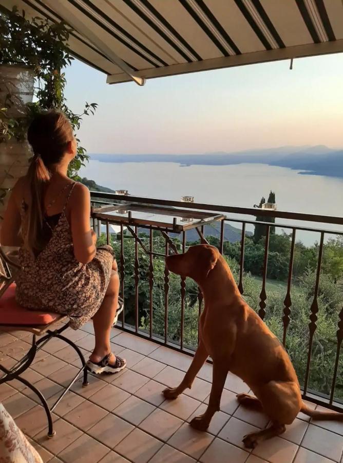 B&B Da Paolo Con Vista Lago Di Garda Сан-Дзено-ди-Монтанья Экстерьер фото